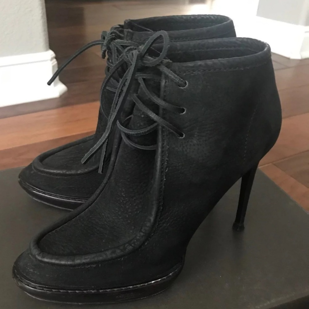 Burberry shearling ankle booties 39